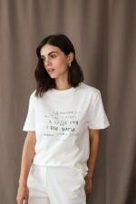 Milk T-Shirt For Women , Ukrainian Clothing , Taras Shevchenko Quote , Unique Gift