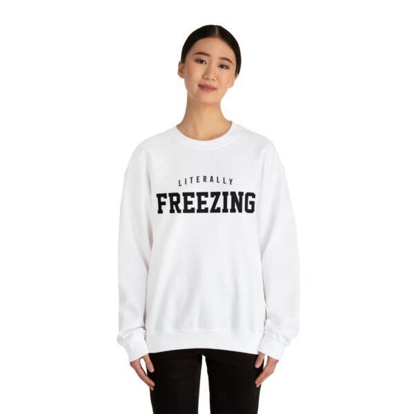 Literally Freezing Sweatshirt, Literally Freezing, Literally Freezing Shirt, Always Cold Sweatshirt, Winter Sweatshirt, Christmas Sweatshirt