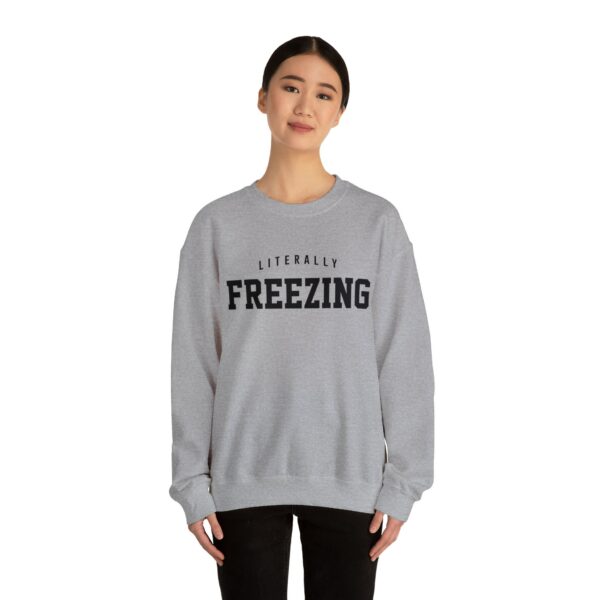 Literally Freezing Sweatshirt, Literally Freezing, Literally Freezing Shirt, Always Cold Sweatshirt, Winter Sweatshirt, Christmas Sweatshirt