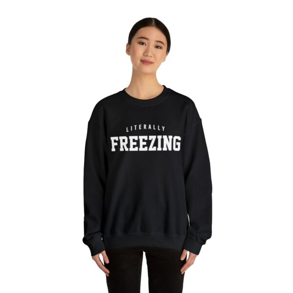 Literally Freezing Sweatshirt, Literally Freezing, Literally Freezing Shirt, Always Cold Sweatshirt, Winter Sweatshirt, Christmas Sweatshirt