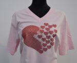 Rhinestone Hearts Shirt,Sweatshirt, Love Rhinestone Sweatshirt