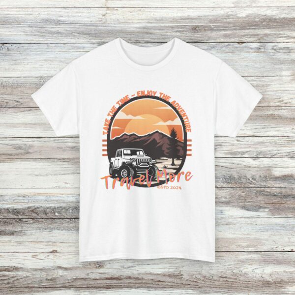 Travel More, Enjoy The Journey Graphic Tee , Adventure Unisex Shirt For Travel Lovers